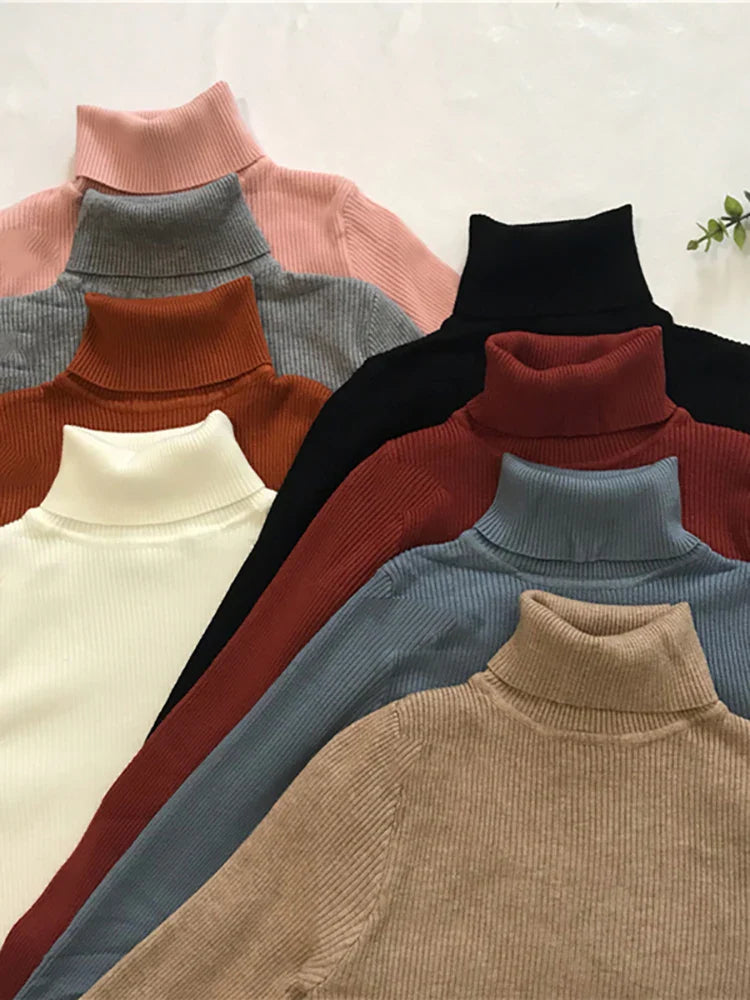 Chrissie | Turtleneck Damer Slim Fit