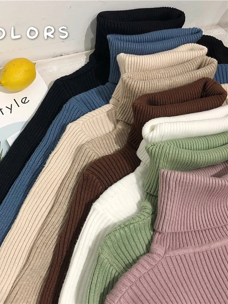 Chrissie | Turtleneck Damer Slim Fit