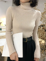 Chrissie | Turtleneck Damer Slim Fit