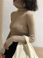 Chrissie | Turtleneck Damer Slim Fit