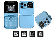 Sammenklappelig Mobiltelefon med HD-Kamera, Dual SIM og FM-Radio – Kompakt Design 0