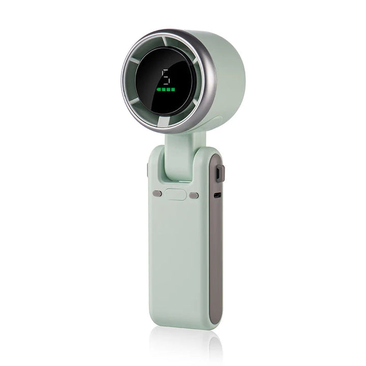 Sammenklappelig håndholdt turboventilator med digitalt display 5