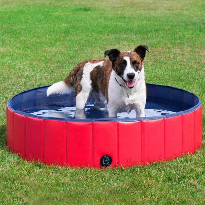 Sammenklappelig hundepool 0