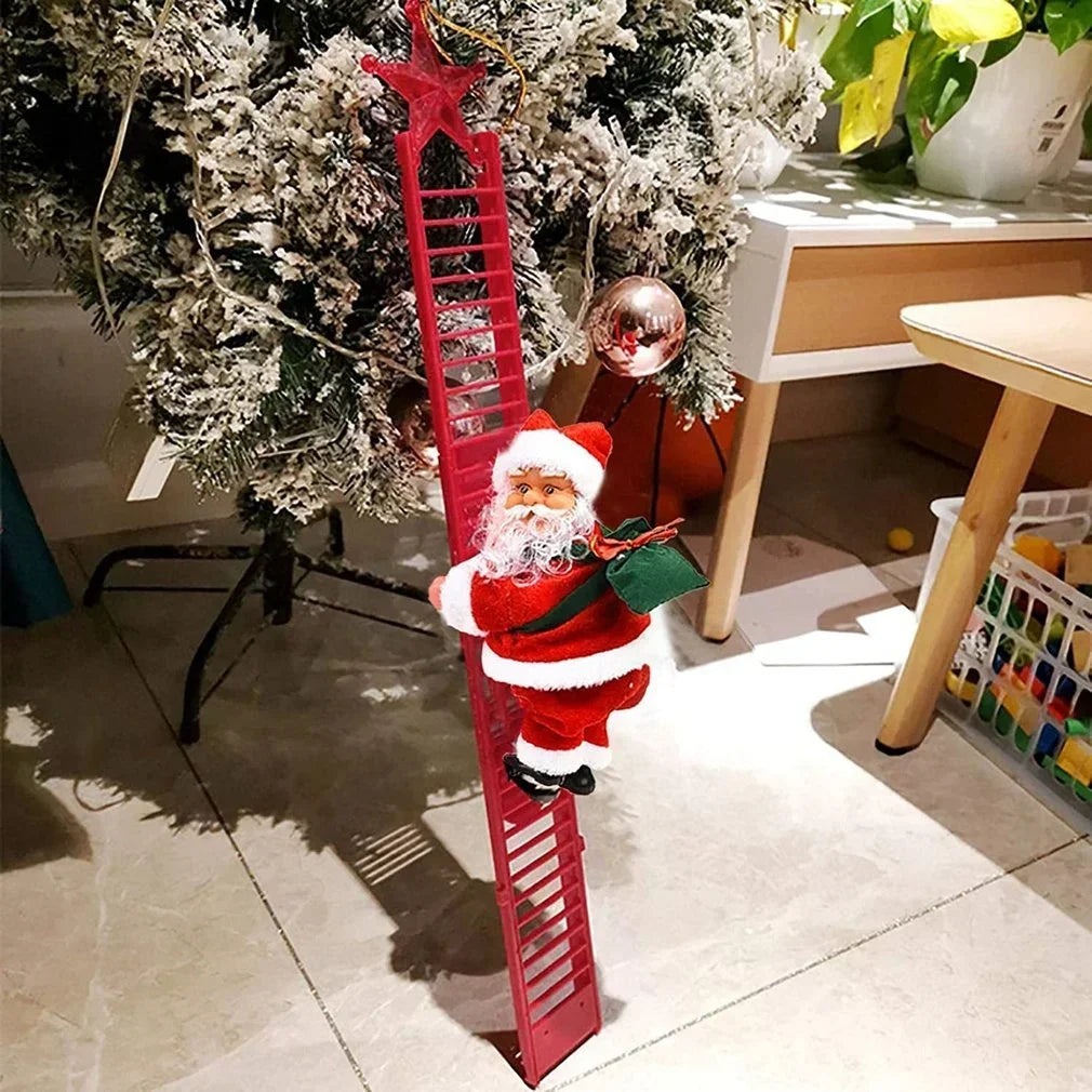 SantaClimb | Musikalsk elektrisk julestigelegetøj til juledekoration 0