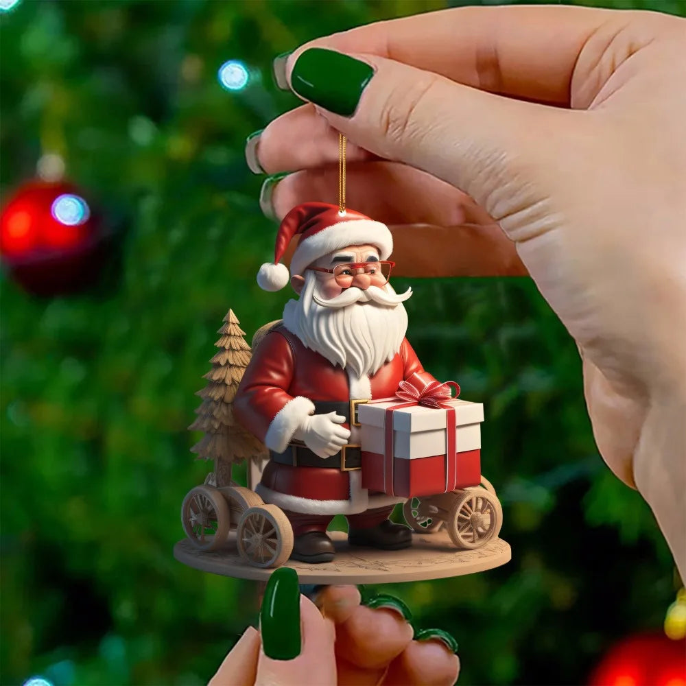SantaHangs | Mini julemandshængende dekorationer 2