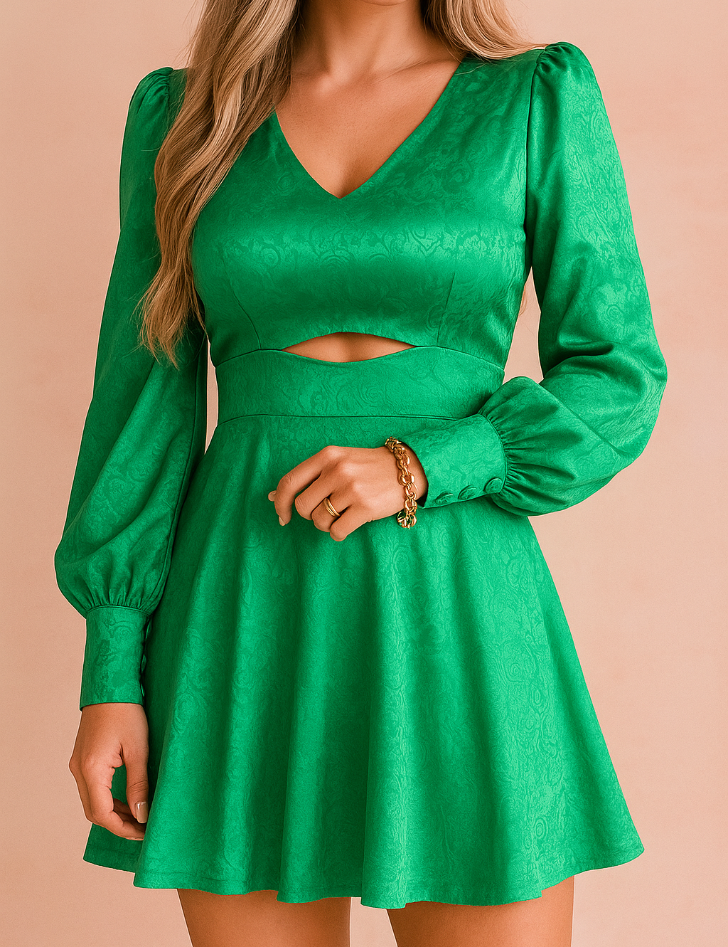 Sara | Elegant sommerkjole med flæseærmer 1