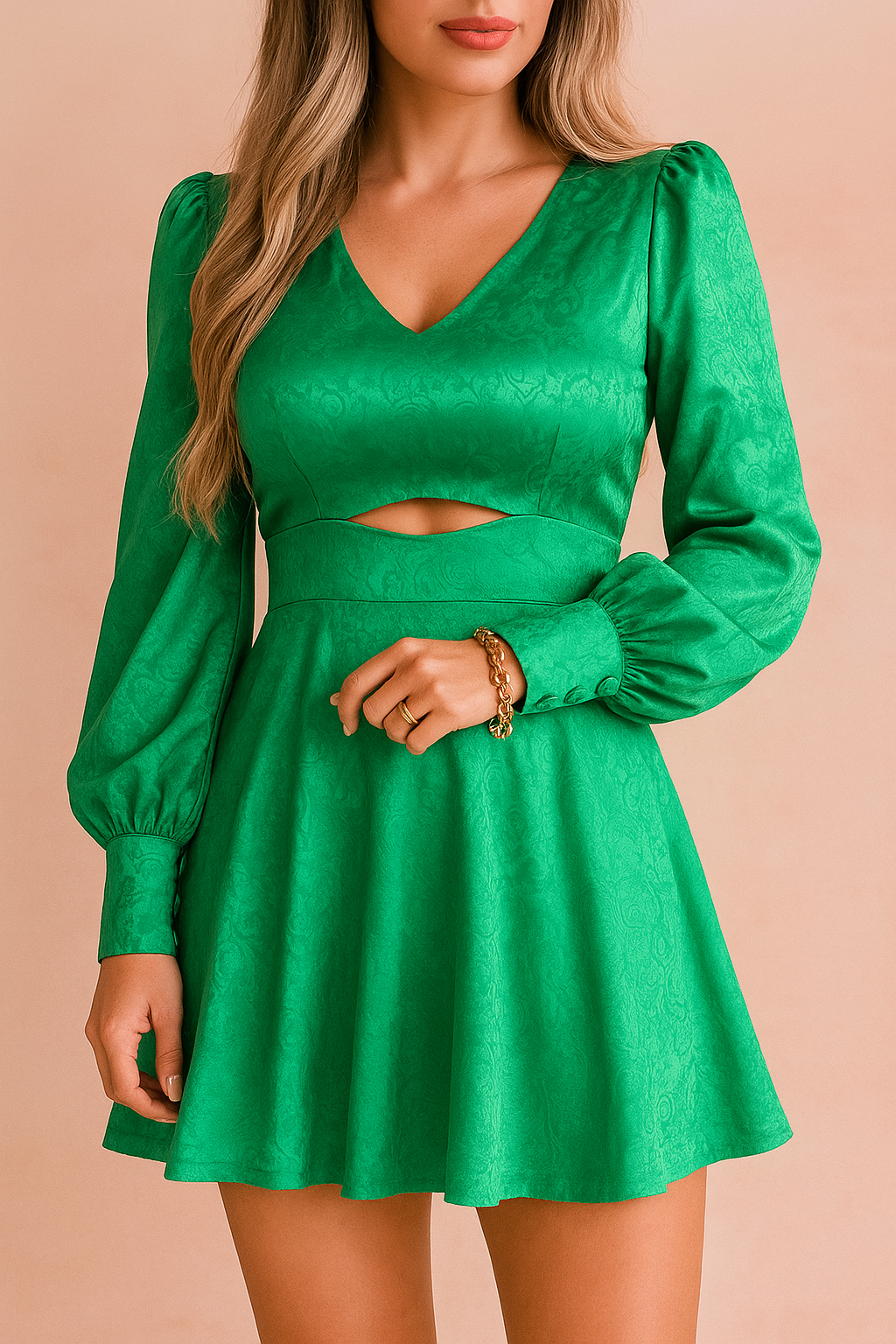 Sara | Elegant sommerkjole med flæseærmer 1