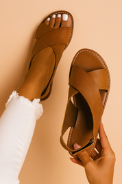 Savannah | Klassiske sandaler med krydsremme 1