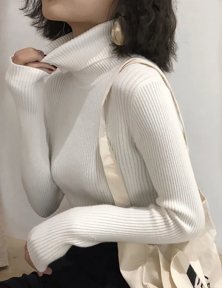 Chrissie | Turtleneck Damer Slim Fit
