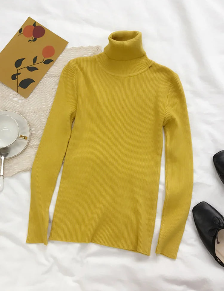 Chrissie | Turtleneck Damer Slim Fit