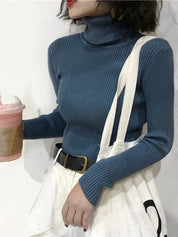 Chrissie | Turtleneck Damer Slim Fit