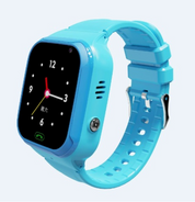 Kidguard GPS Smartwatch 4G til børn med realtidslokationssporing, SOS-knap og tovejskommunikation. Stænksikker.