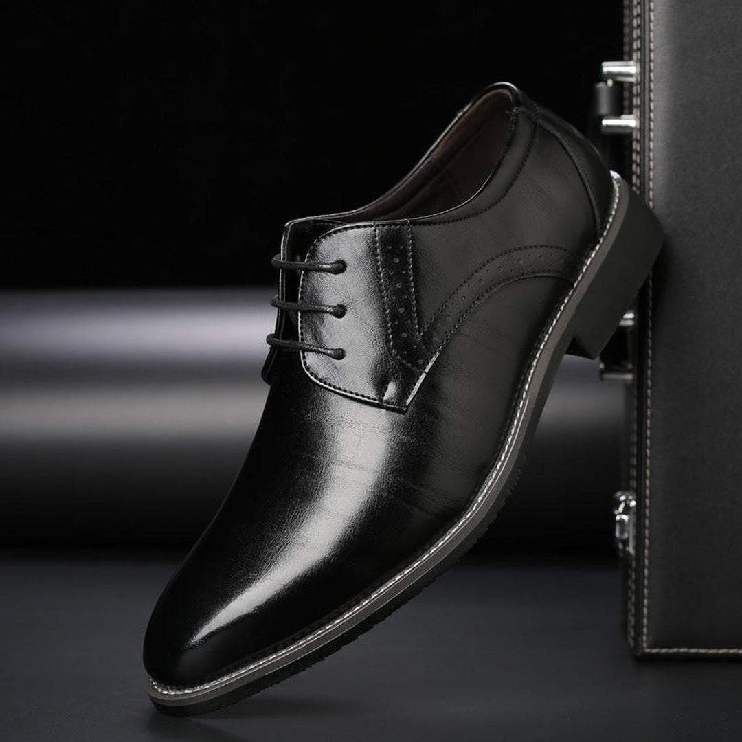 Schnürschuhe Herren Mit Arch Support - Klassisch Elegante Business Schuhe Für Festliche Anlässe Und Büro 0