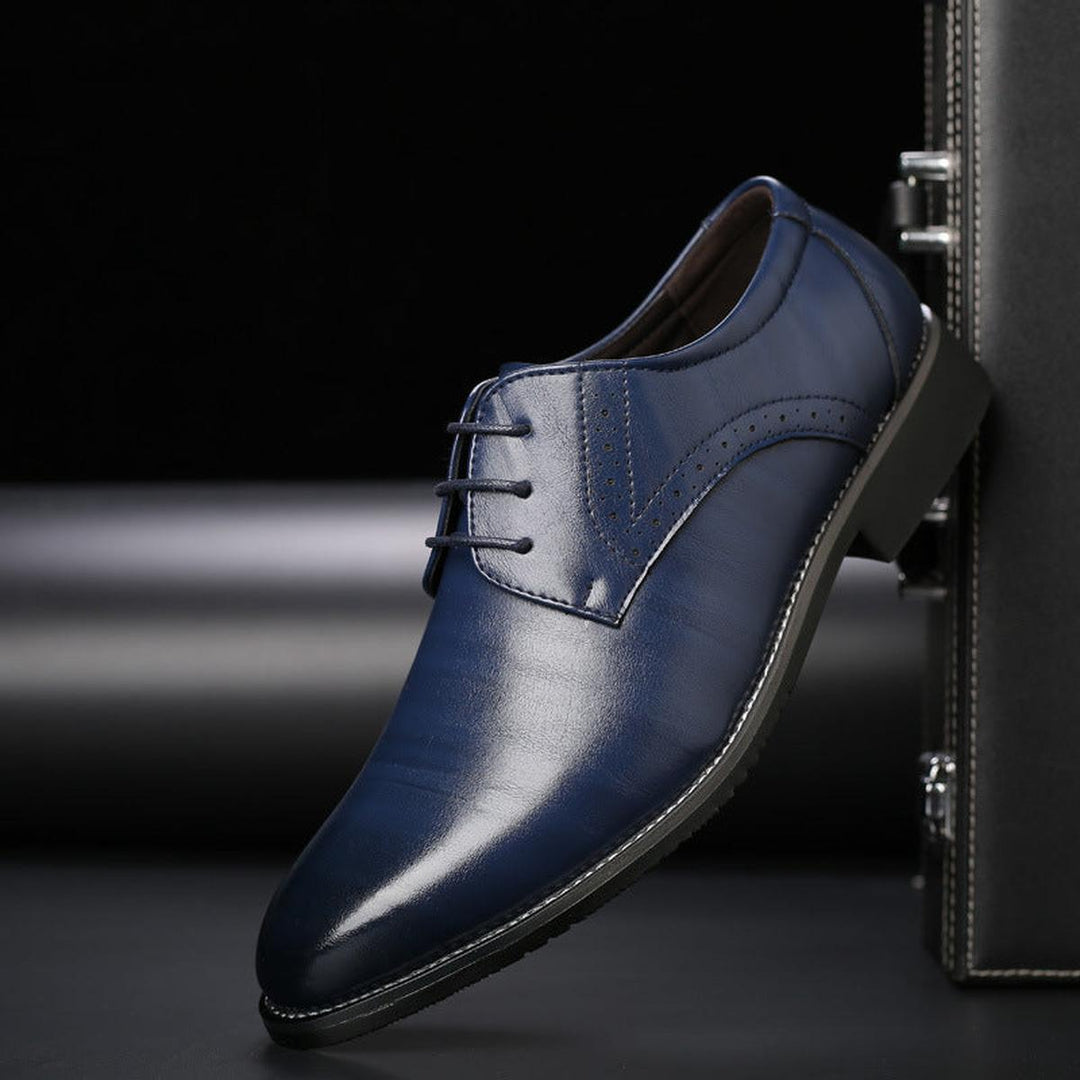 Schnürschuhe Herren Mit Arch Support - Klassisch Elegante Business Schuhe Für Festliche Anlässe Und Büro 2
