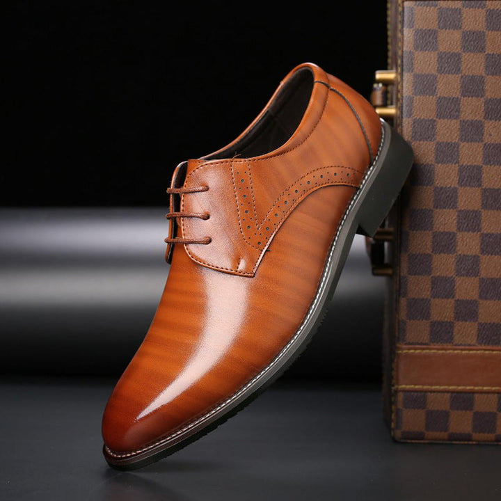 Schnürschuhe Herren Mit Arch Support - Klassisch Elegante Business Schuhe Für Festliche Anlässe Und Büro 3