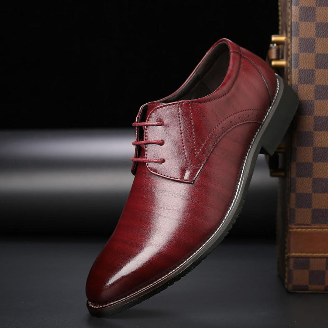 Schnürschuhe Herren Mit Arch Support - Klassisch Elegante Business Schuhe Für Festliche Anlässe Und Büro 4