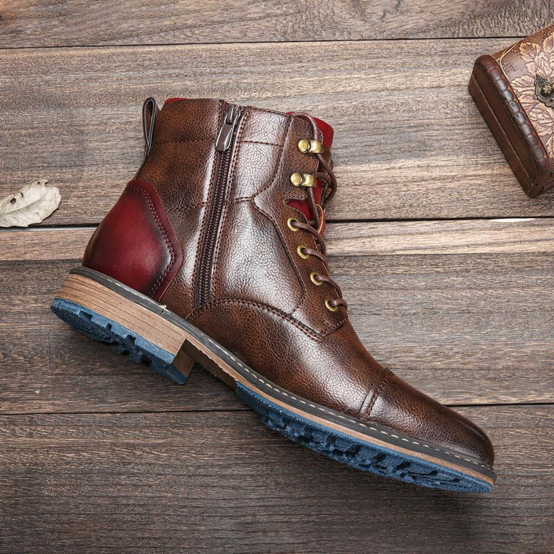 Schnürstiefel Herren Orthopädisch Mit Arch Support – Klassisches Oxford Design Für Stil Und Komfort 2