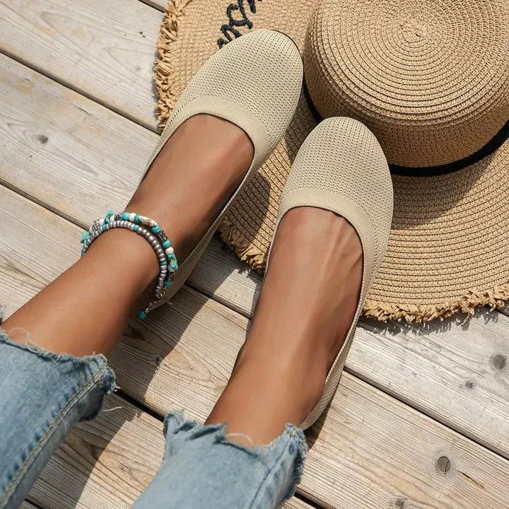 Schwarze Ballerinas Damen mit Arch Support – Bequeme Ballerina Schuhe für Alltag und Frühling 3