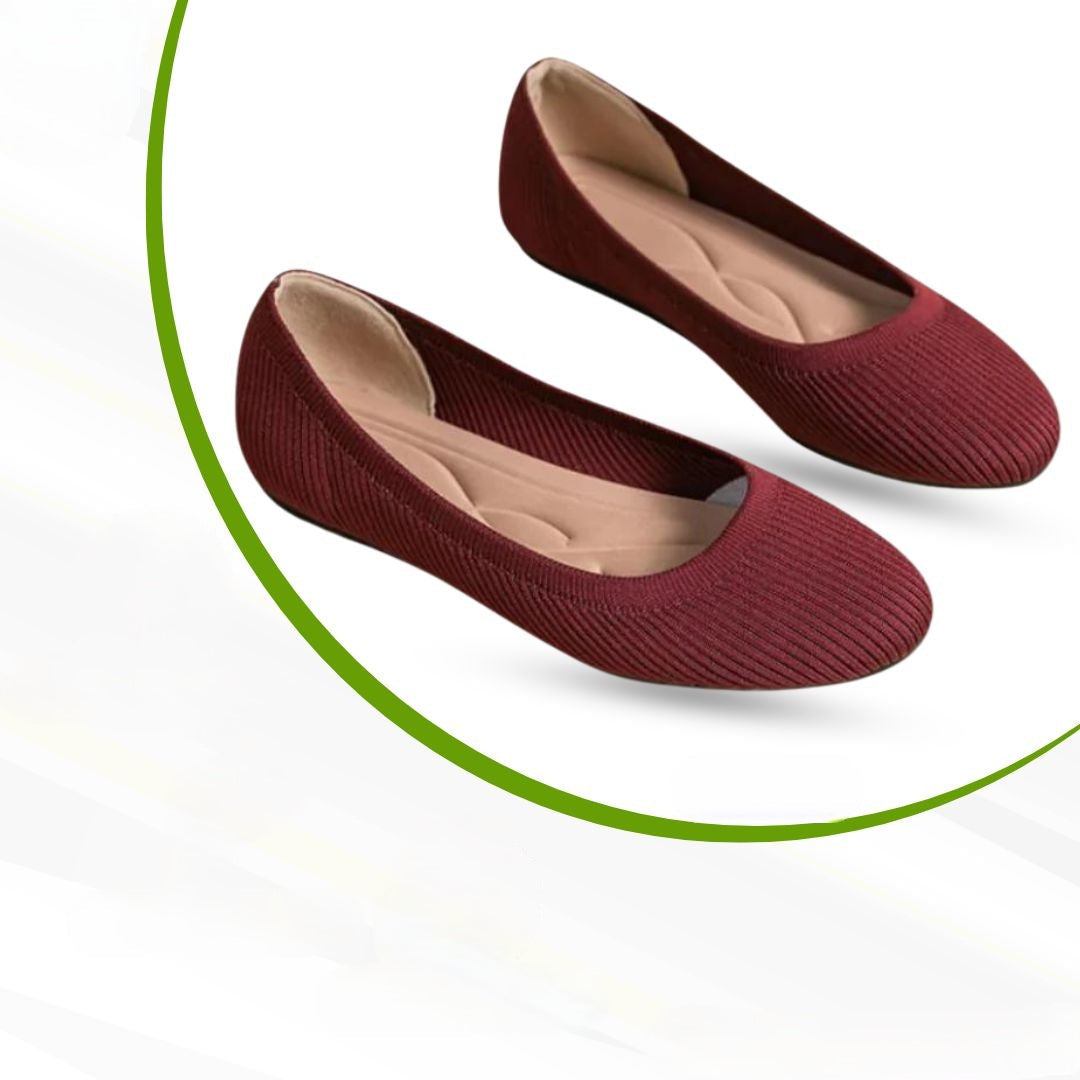 Schwarze Ballerinas Damen mit Arch Support – Bequeme Ballerina Schuhe für Alltag und Frühling 5