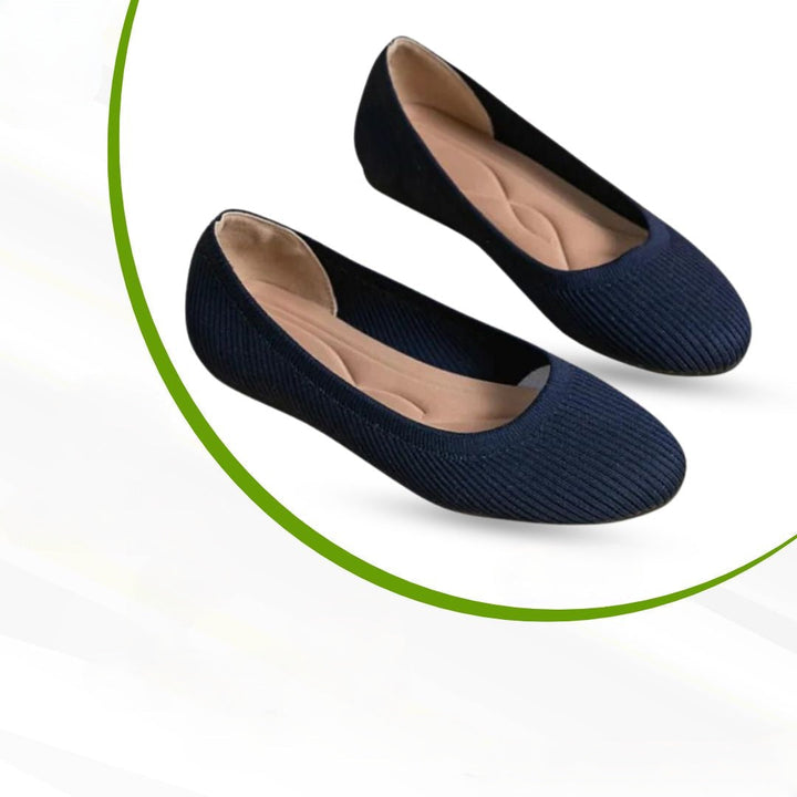 Schwarze Ballerinas Damen mit Arch Support – Bequeme Ballerina Schuhe für Alltag und Frühling 7