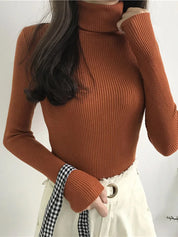 Chrissie | Turtleneck Damer Slim Fit