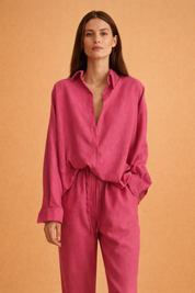 Serafina | Elegant damesæt med bluse og bukser 4