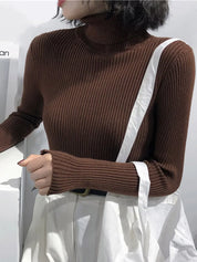 Chrissie | Turtleneck Damer Slim Fit