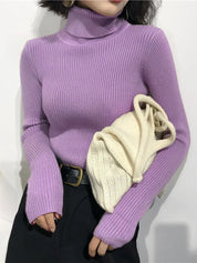 Chrissie | Turtleneck Damer Slim Fit