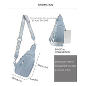 Lily | Dame Geometrisk Skulderrem Læder Crossbody Sling Taske