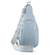 Lily | Dame Geometrisk Skulderrem Læder Crossbody Sling Taske
