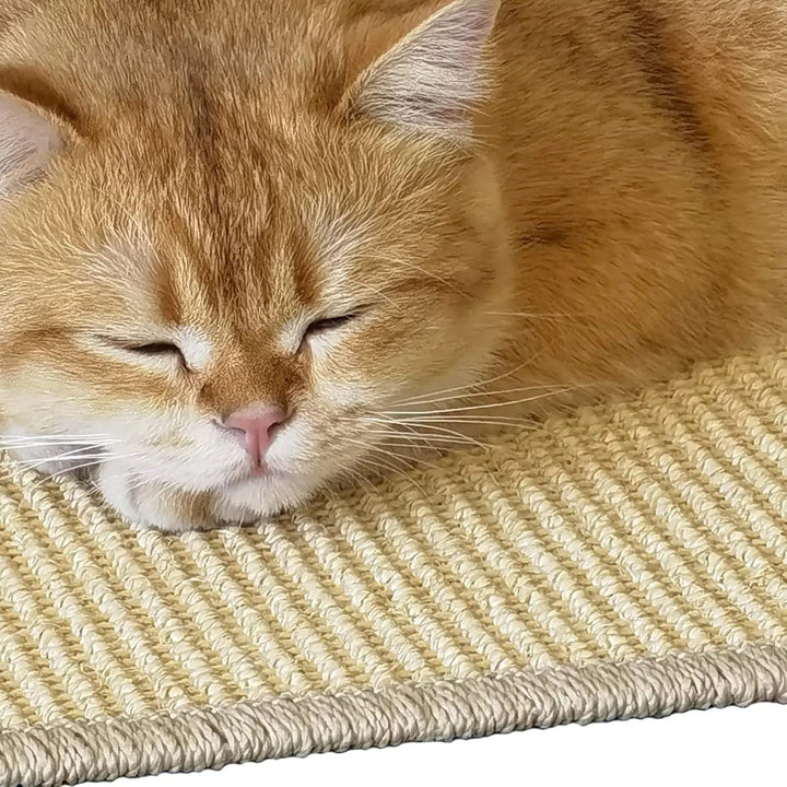 Sisal kradsebrætmåtte til møbler og leg til katte 0