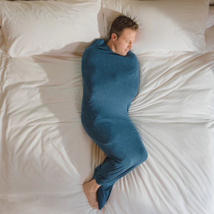 Sleep Pod Move - Voksen Svøbtæppe til mænd og kvinder, Højelastisk Heldragt Bærbart Tæppe 6