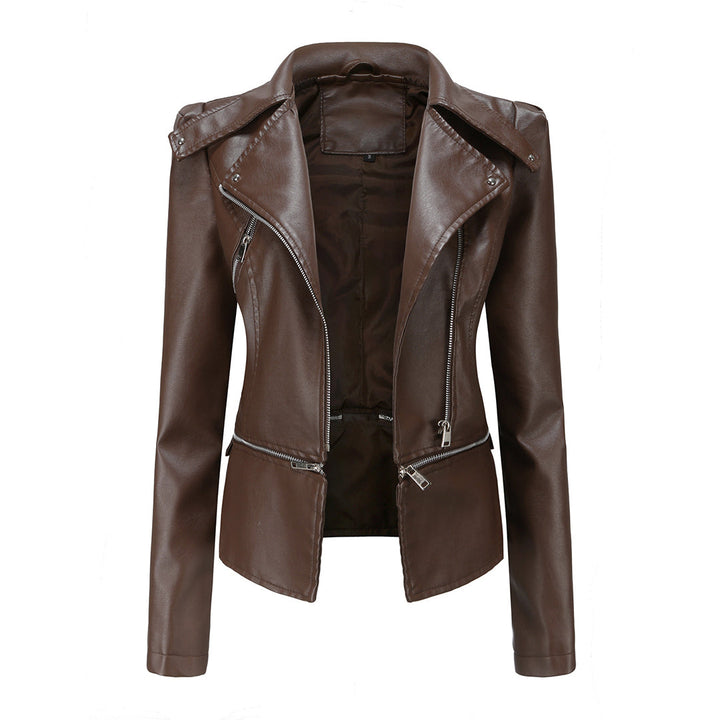 Slim fit bikerjakke til kvinder | Casual 1
