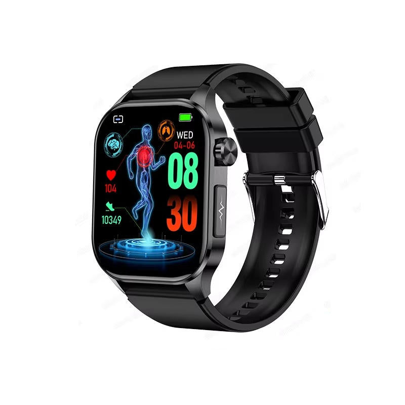 Smartwatch til seniorer, blodtryk, glukose og sundhedsstyring 0