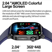 Smartwatch til seniorer, blodtryk, glukose og sundhedsstyring 2
