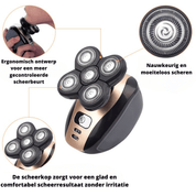 SmoothTrim | Multifunktionel elektrisk trimmer med flydende bladsystem 3