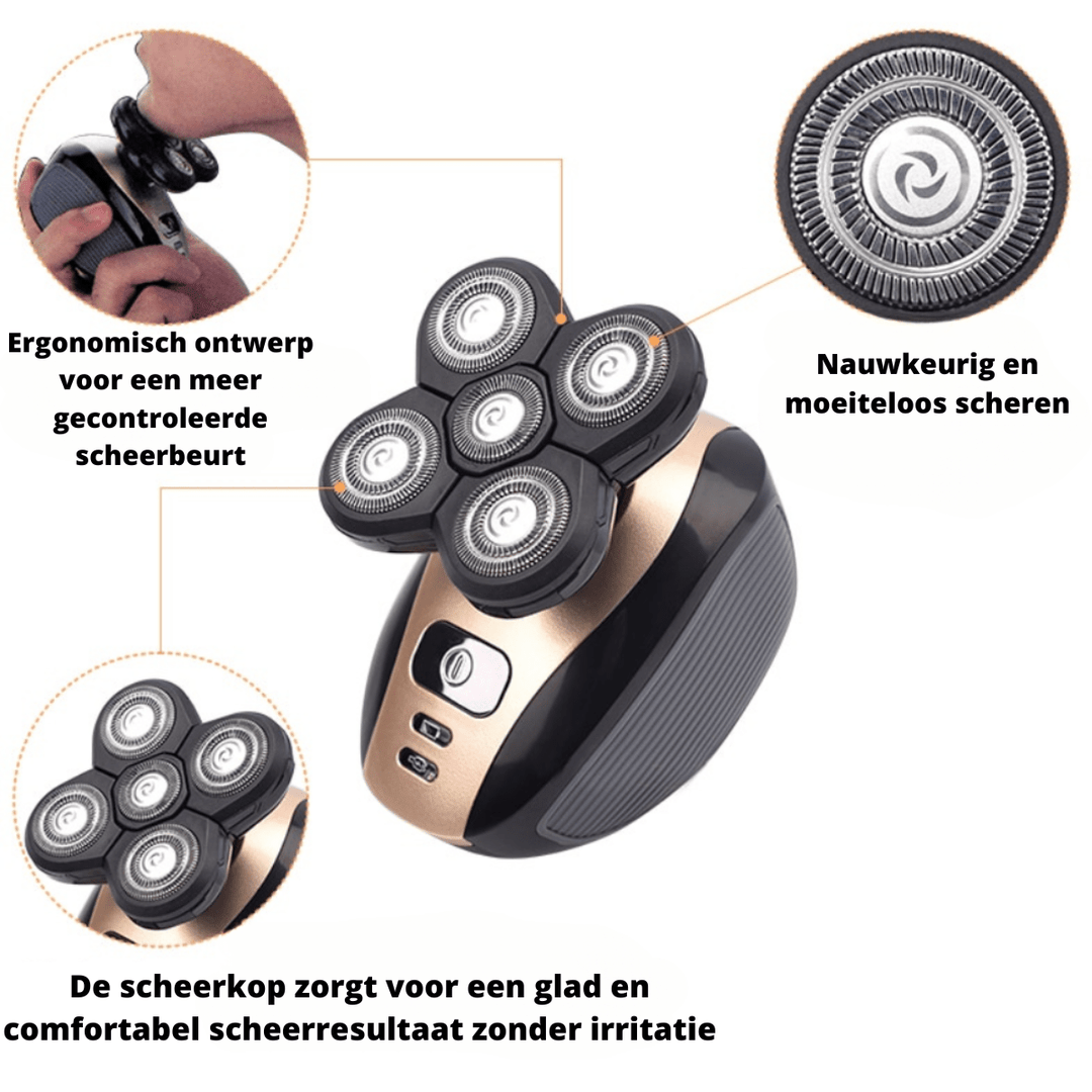 SmoothTrim | Multifunktionel elektrisk trimmer med flydende bladsystem 3