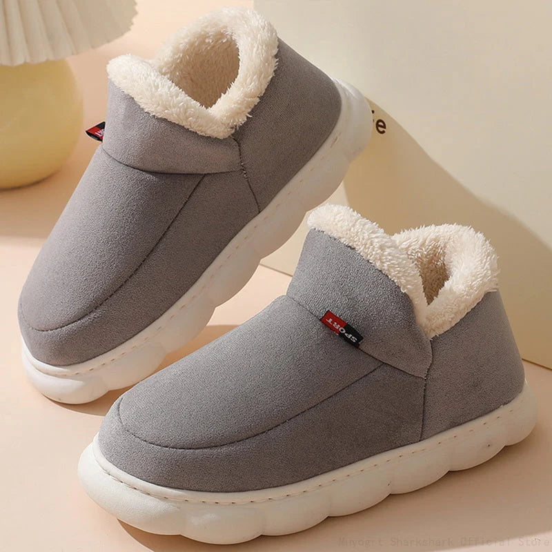 Sofie Damen bequeme Fell Pantoffeln 2
