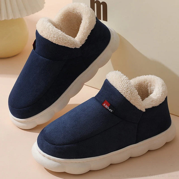 Sofie Damen bequeme Fell Pantoffeln 3