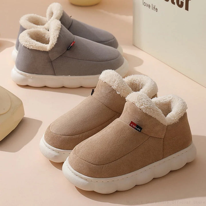 Sofie Damen bequeme Fell Pantoffeln 6