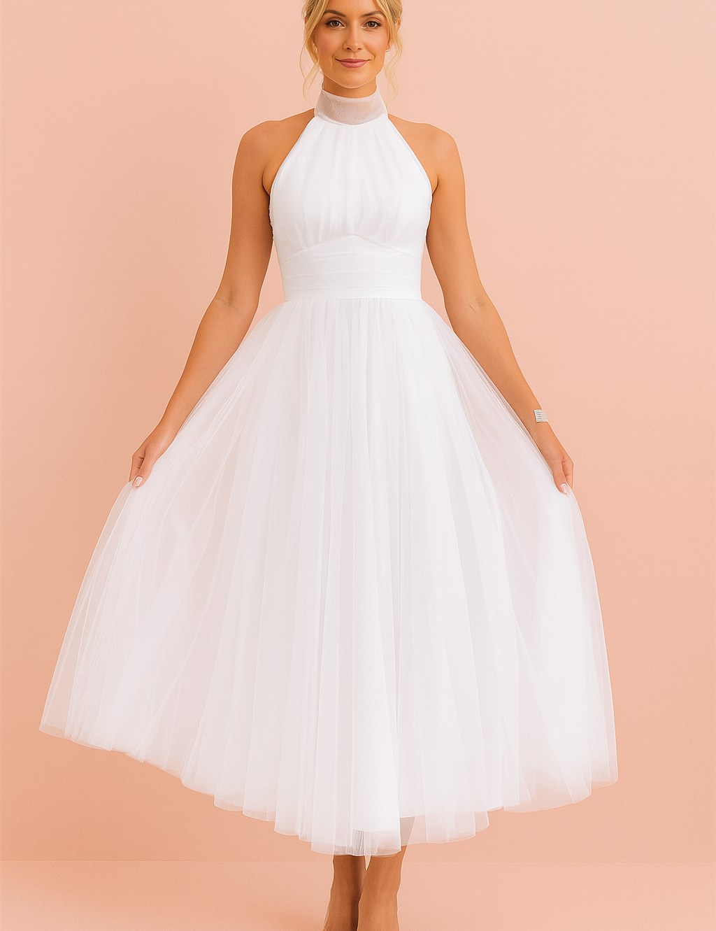 Sophie | Elegant Kjole Med Svaj 0