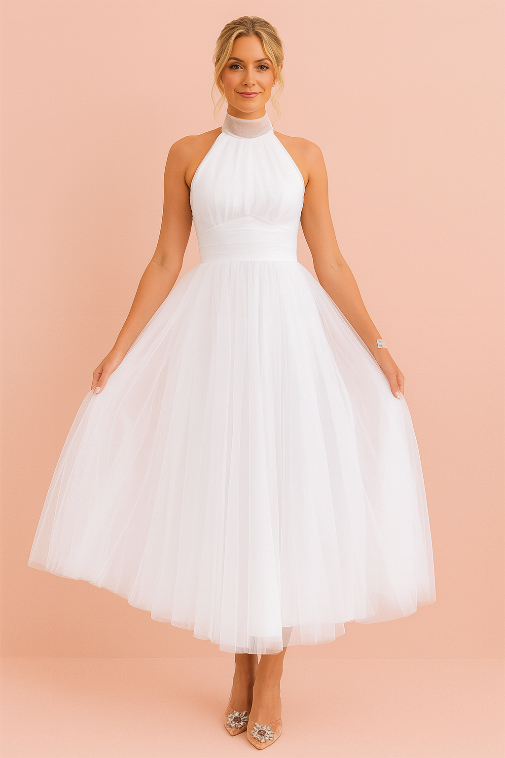 Sophie | Elegant Kjole Med Svaj 0