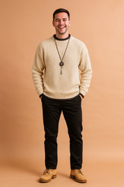 Søren | Klassisk sweater med rund hals 3
