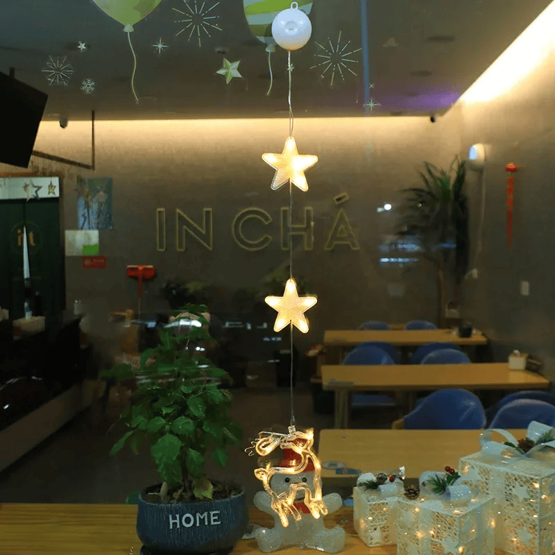 SparkleLights | Snefnugstjerne LED-lampe til juledekoration 13