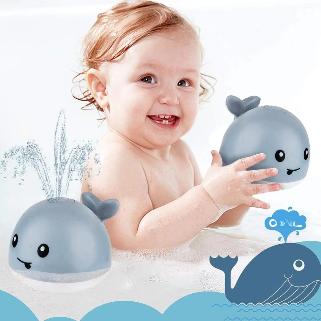 SplashTale | Hvalbadelegetøj med LED-vandsprøjte og automatisk fontæneeffekt 3