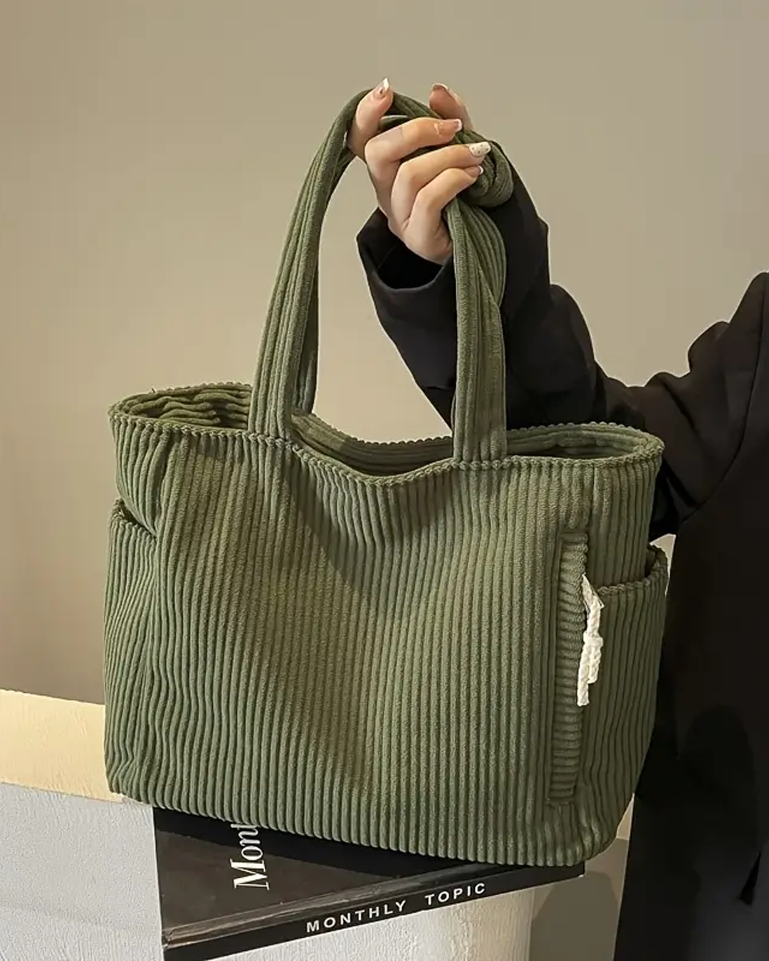 Stilfuld Casual Skuldertaske med Justerbar Snordetalje – Praktisk og Elegant 1