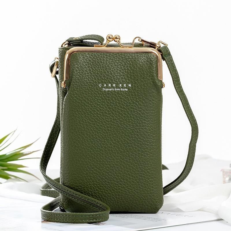 Stilfuld crossbody-telefontaske til kvinder i slidstærkt PU-læder 12