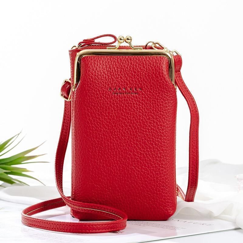 Stilfuld crossbody-telefontaske til kvinder i slidstærkt PU-læder 13