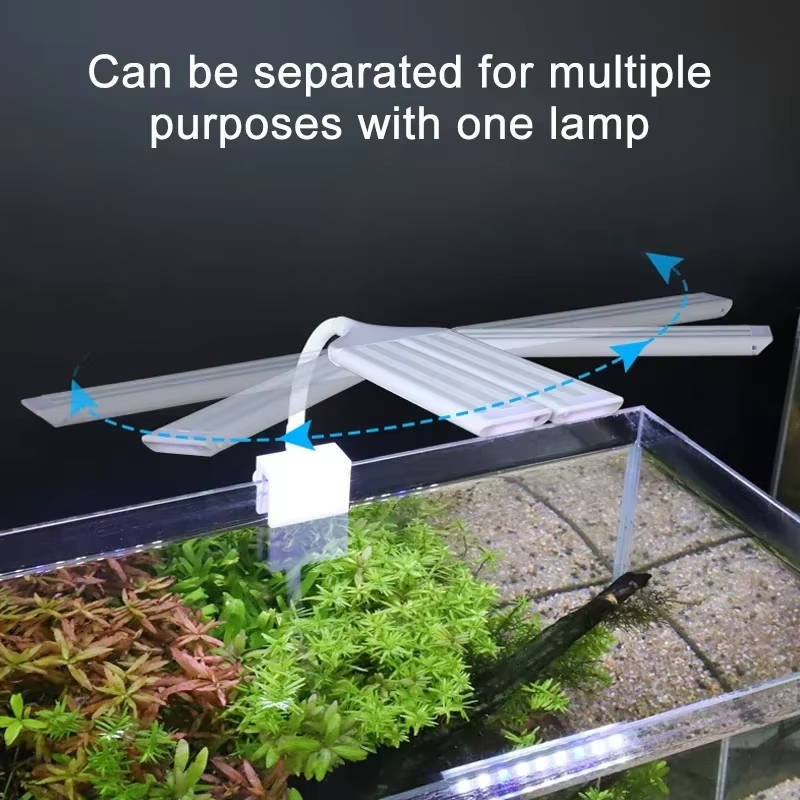Superlys LED-akvarielys med fuld spektrum til akvarietanke og akvatiske planter 4