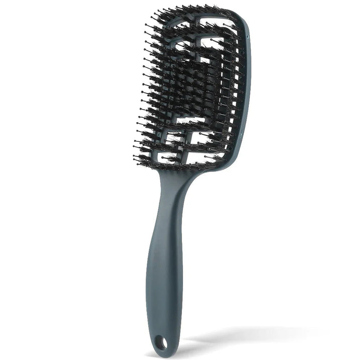 TangleFree - Nylonbørste med børstehår til kurvet styling 0